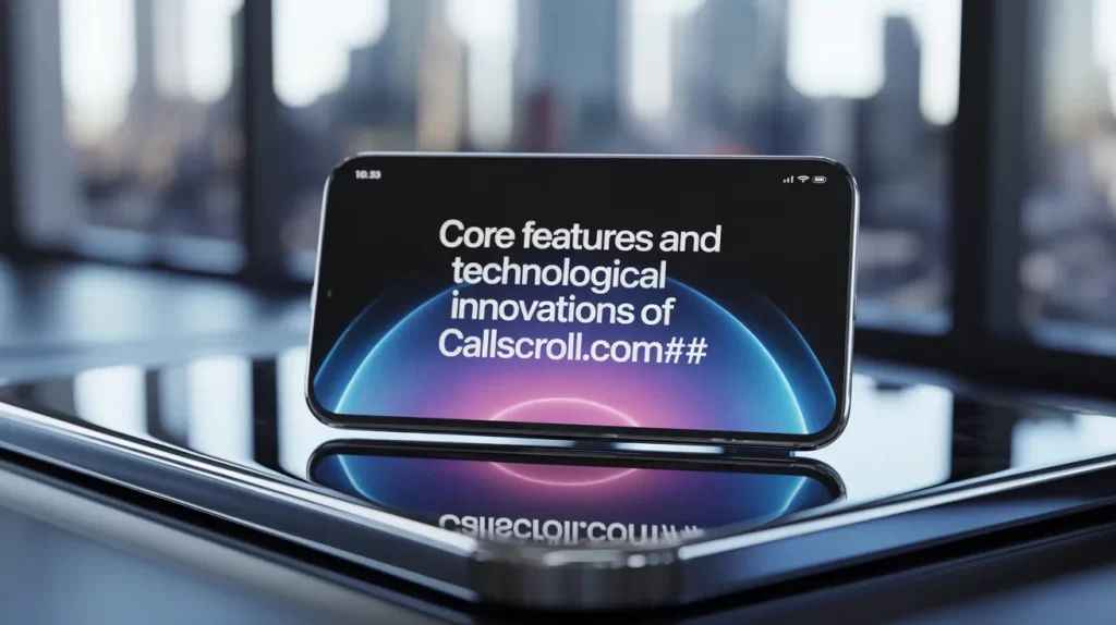 Core Features and Technological Innovations of Callscroll.com# on Mobile Screen