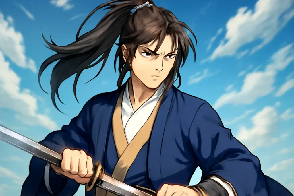 A manga-style illustration of a character, representing the vibrant art and characters often found on ManhuaScan