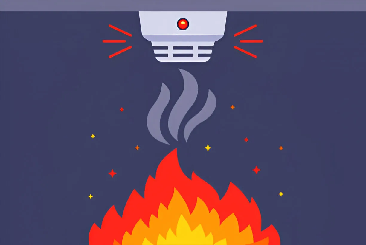 Fire Alarm Go Off at Night in a residential home